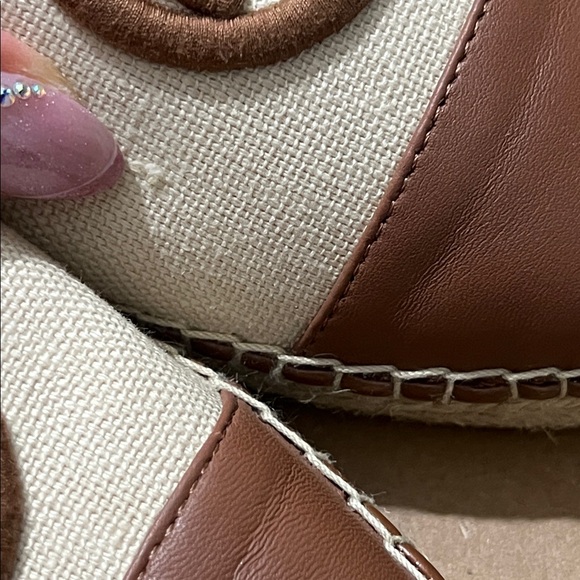 NIB Michael Kors Kendrick Luggage MK Logo Espadrilles - Picture 12 of 16